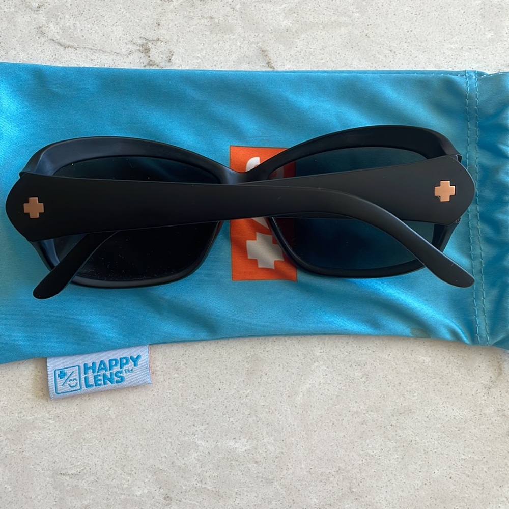 SPY Black Sunglasses with Dark Lenses - Picture 2 of 4